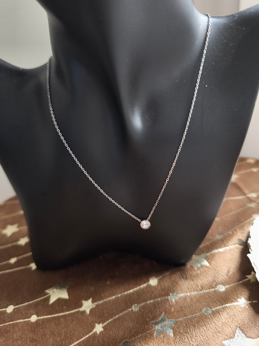 Collier Strass perle