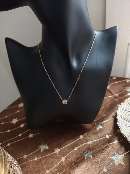 Collier Strass perle