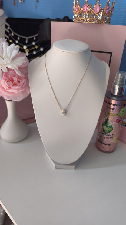 Collier rubis transparent